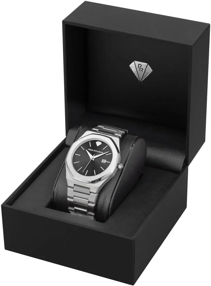 Luxury Watch ?C Japanese Quartz Movement, Stainless Steel, 41mm, 5ATM Water Resistant, Scratch-Resistant Sapphire Crystal Glass ?C Classic Dress Watch for Men herd stain modestly PR5428 Men??s 