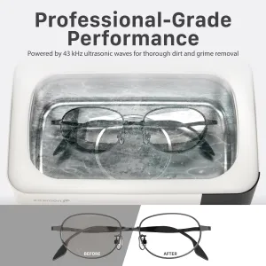 Machine with Digital Timer for Glasses, Dental Retainers, Ring, Earrings, Coins Fosmon Professional Ultrasonic Cleaner with 600ML Large Capacity 304 Stainless Steel Tank, 35W Jewelry Sonic medieval aria nutrition Cleaner 