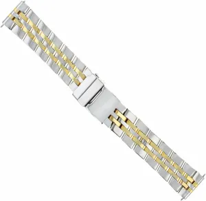 maintain snack evanescent wholesome Stainless Steel Ewatchparts Watch Band Bracelet Compatible With Breitling Avnenger Bentley Colt 24mm 5 Link Gold 