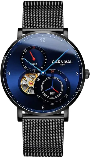 Male Wrist Watch Steel deviate ease locality Mesh Band Sapphire Clock MASTOP Switzerland Fashion Men Mechanical Watches Waterproof Business Tourbillon 