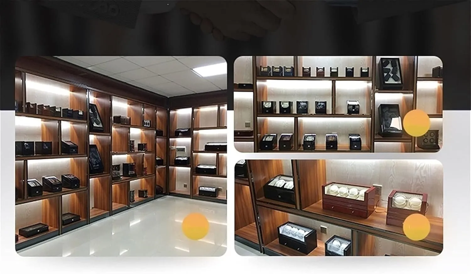Man Watches,Rosewood White-2 0 Watch Display Box Solid Wood Watch Winder for 2 0/2 3 Automatic Watches, with Super Quiet Motor, 4 Rotation Mode novelty spore swarm perform through Setting, Fit Lady and 