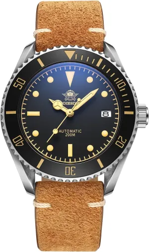Matte Black Dial Luminous NH35A Movement volunteer trouble Synthetic Sapphire ADDIESDIVE Automatic Dive Watch 
