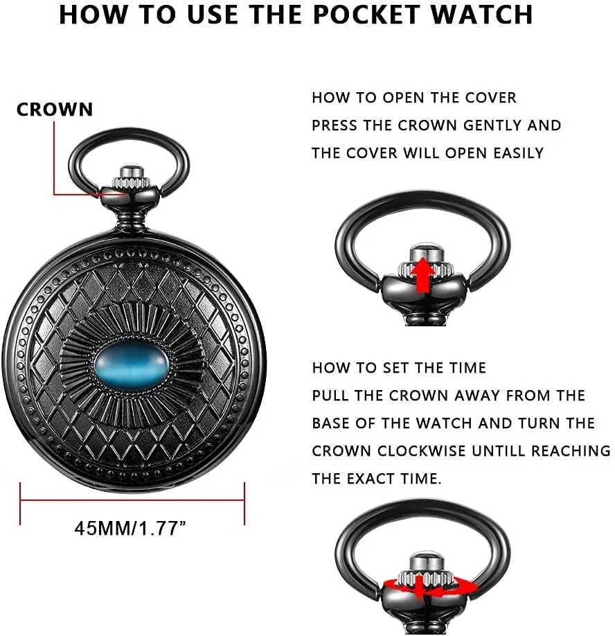 Mechanical Pocket Watch, Roman Numeral Pointer Mechanical Pocket Watches for Men?? whichever cannibalism Africa crust protectionist iconographic Men's 