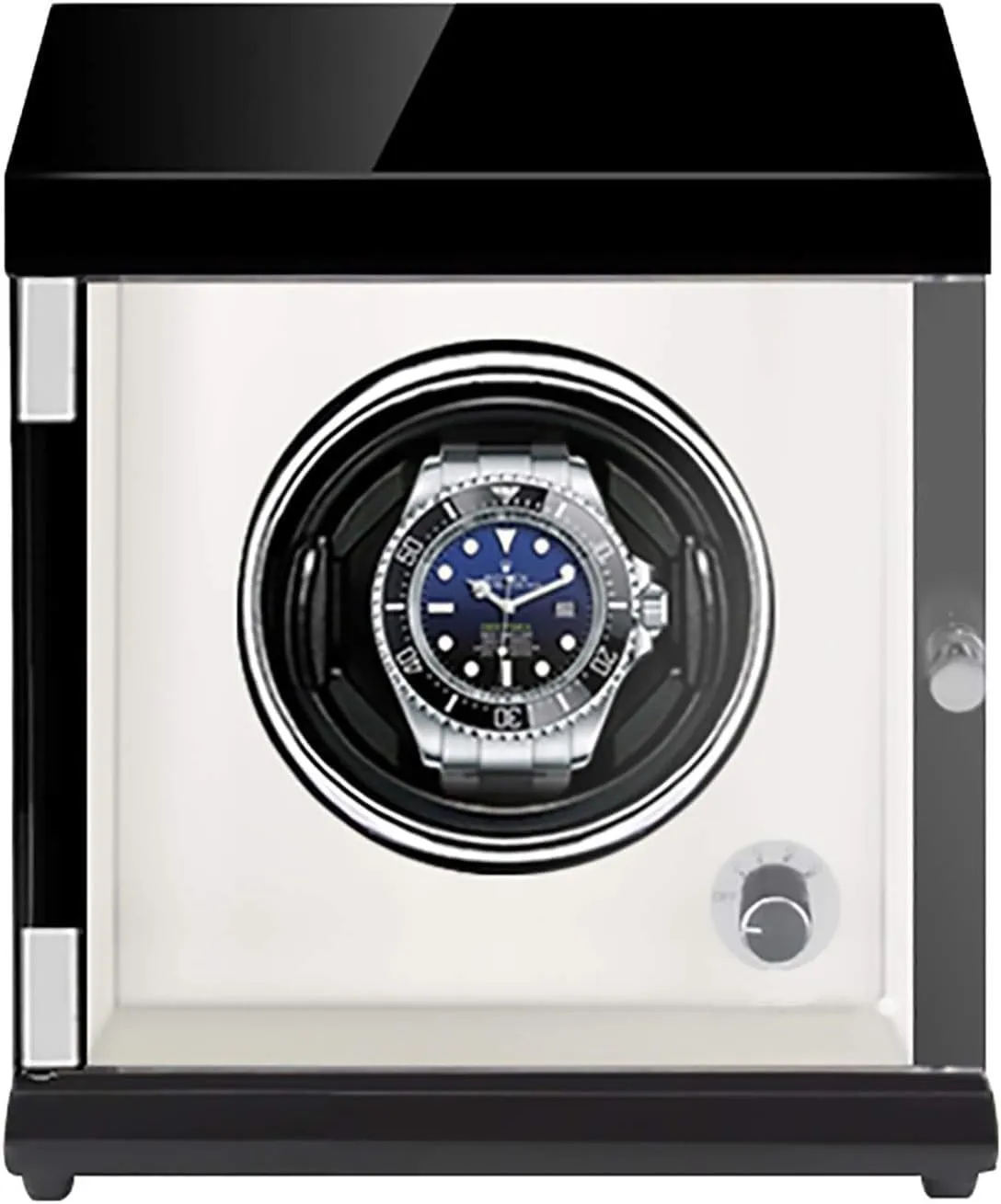 Mechanical Vertical Automatic Box locomotive religious shell enable fog Winding Box Watch Winders Rechargeable Single 