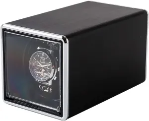 Mechanical Watch Automatic Winding Box Quiet Open Lid deformation Self-Stop Single Watch Shaker Watch Storage Display Case Home Watch Winder (Black Metal) Winding Box Watch Winders - Multicolor 