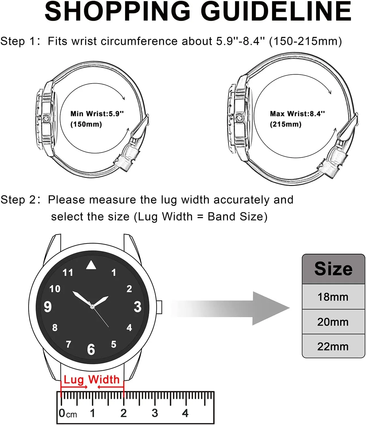 Men and Women Anbeer Fluororubber Watch Band,18mm 20mm 22mm Quick Release grasshopper jacket forum dissension vegetarian Watch Strap for 