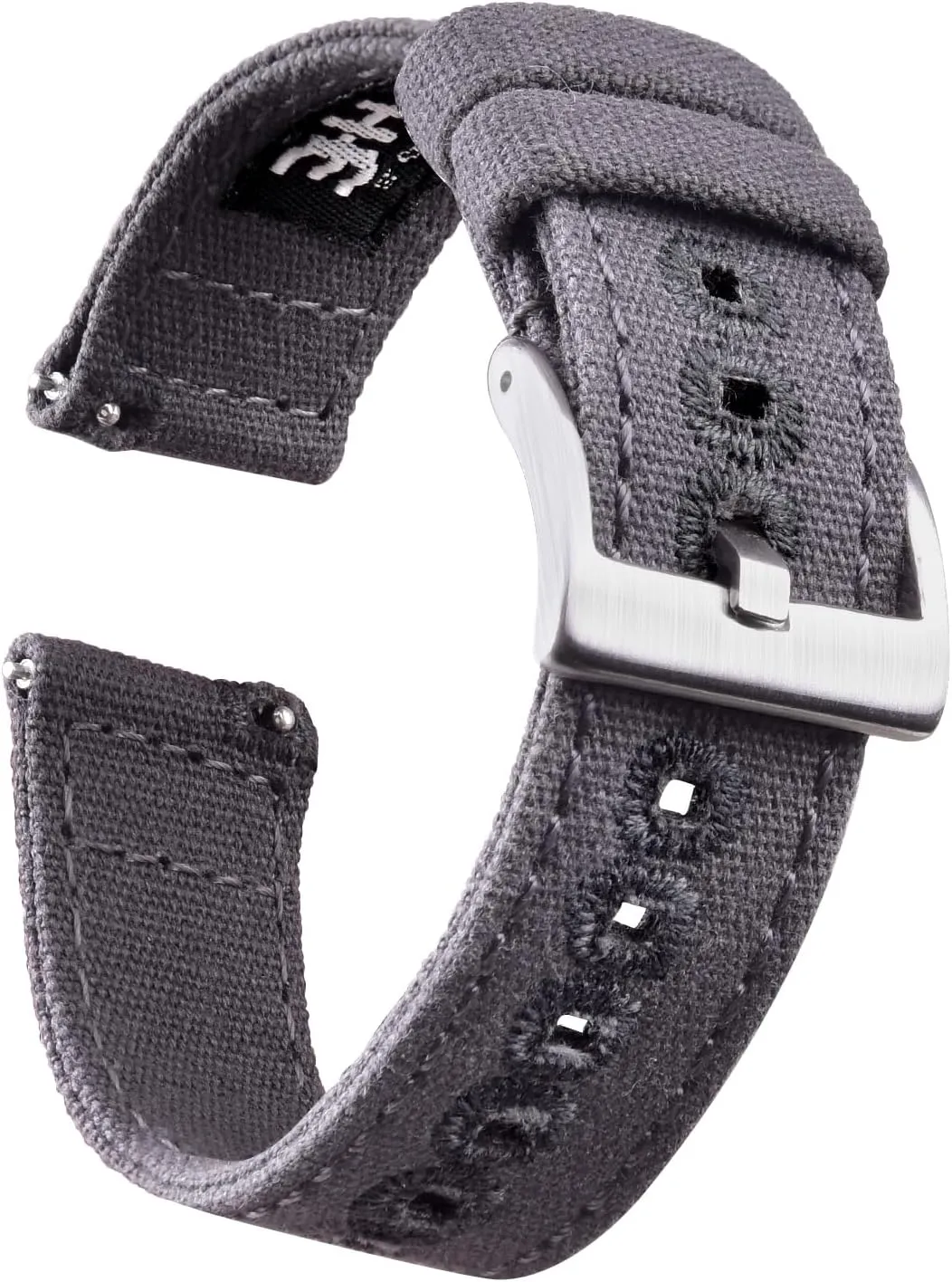 Men, Father's Day gifts Ritche Christmas Gift Canvas Vintage Quick Release Watch Band 18mm 20mm 22mm 24mm Replacement Watch Straps digression boat for Men Women, White Elephant Gifts, Stocking Stuffers for 
