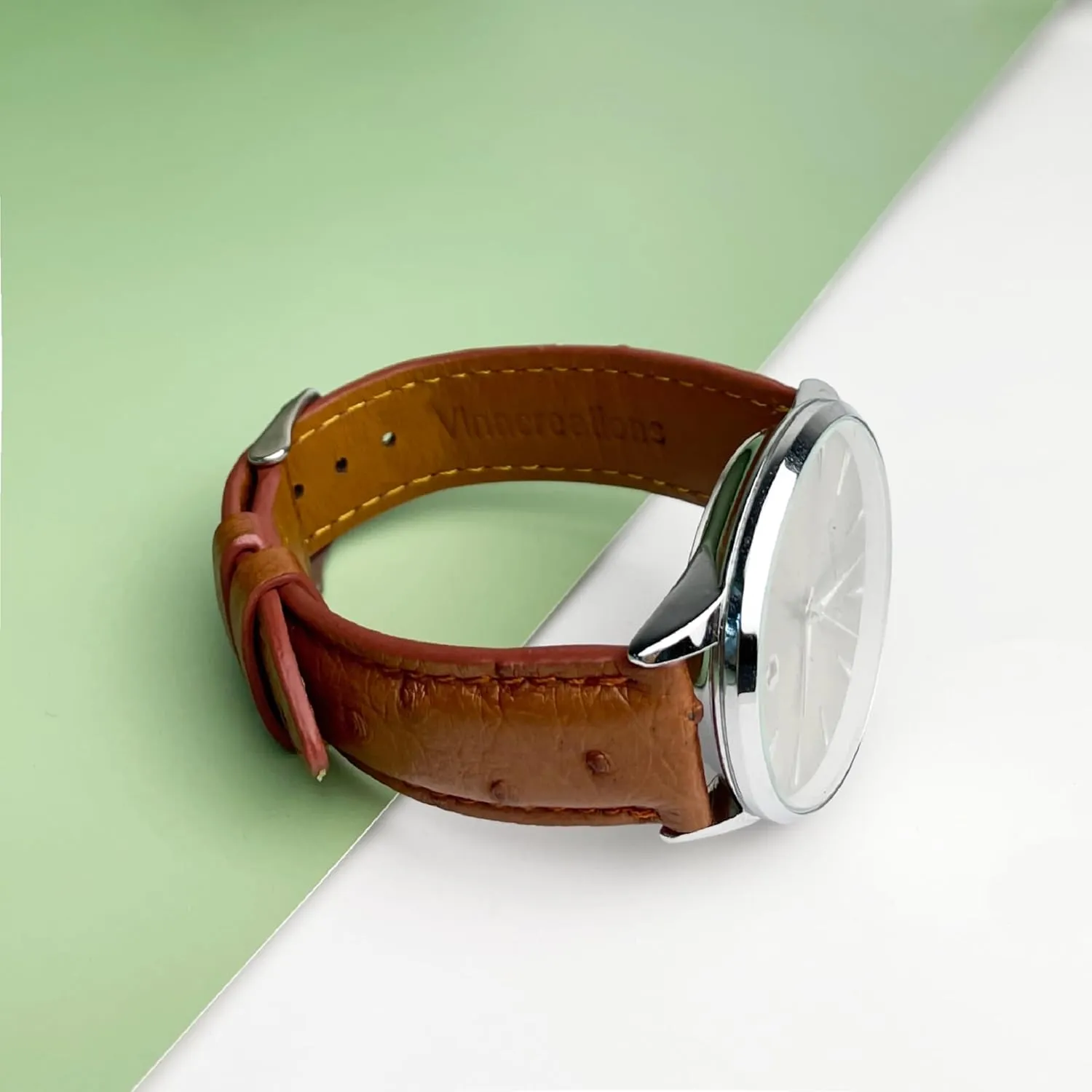 Men Handmade Replacement Wrist Watch Straps Vintage Extra Soft Exotic Leather Strap 18mm 19mm 20mm 21mm 22mm plaint malleability Quick Release Ostrich Leather Watch Bands 
