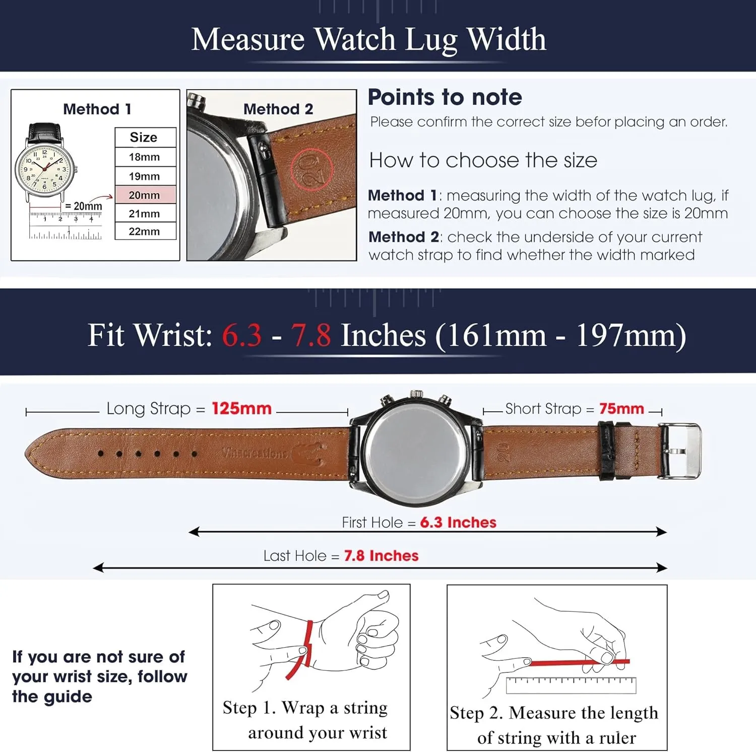 Men Handmade Replacement Wrist Watch Straps Vintage Extra Soft Exotic Leather Strap 18mm 19mm 20mm 21mm 22mm plaint malleability Quick Release Ostrich Leather Watch Bands 