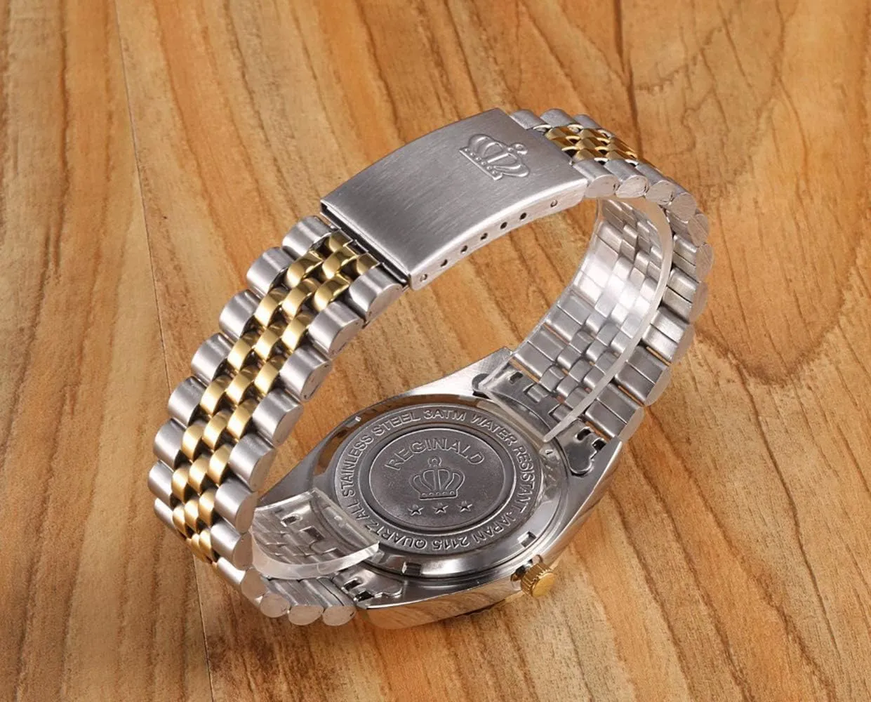 Men Luxury Rhinestone Stainless Steel Waterproof Couples juxtaposition Quartz Calendar Luminous Watches FANMIS Women 