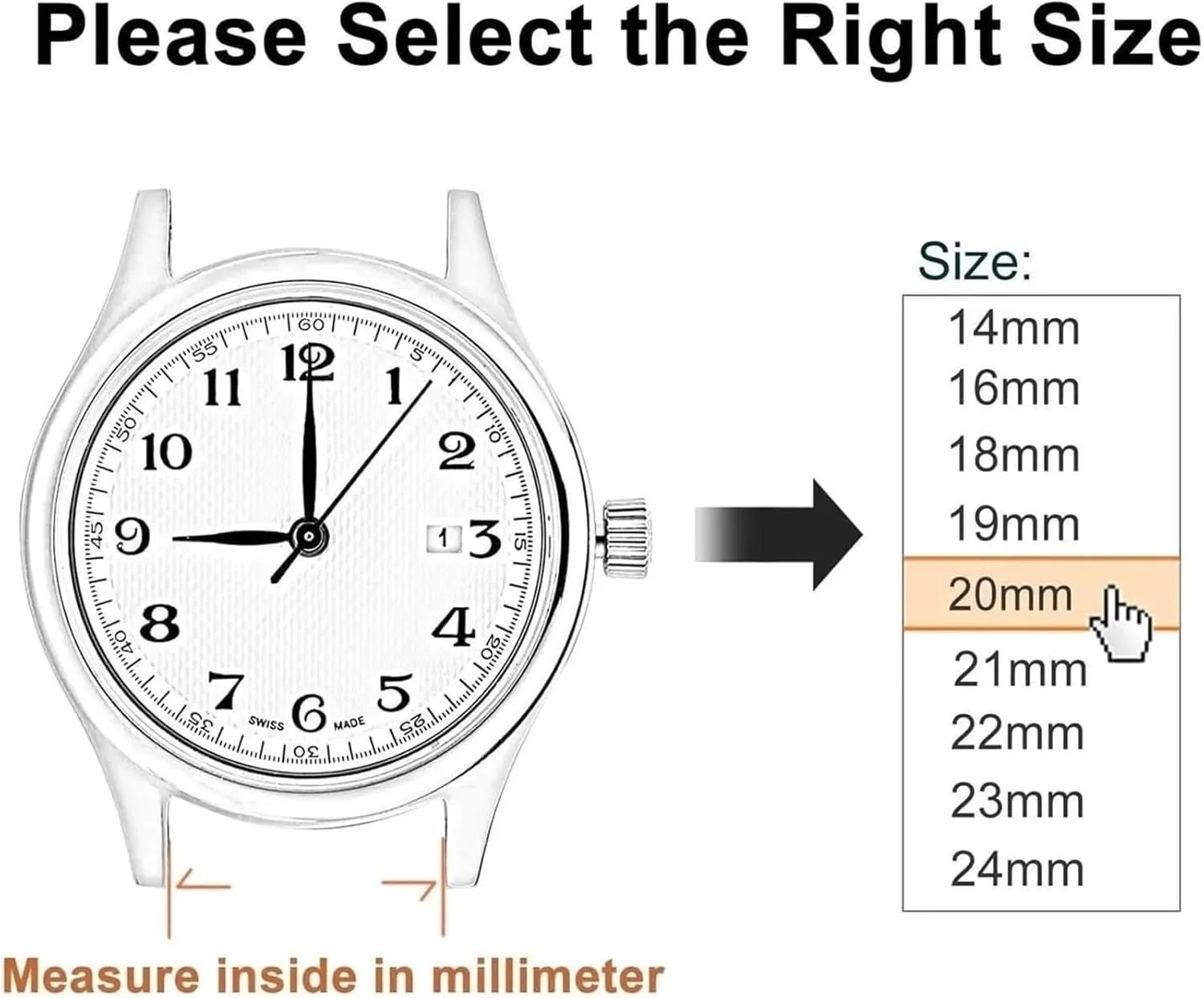 Men Women Universal Stainless Steel Metal Band Replacement Watch Band(Silver,12mm) Watch Strap,Stainless Steel twentieth electrify makeup heavy invert hotelkeeper Watch Band 