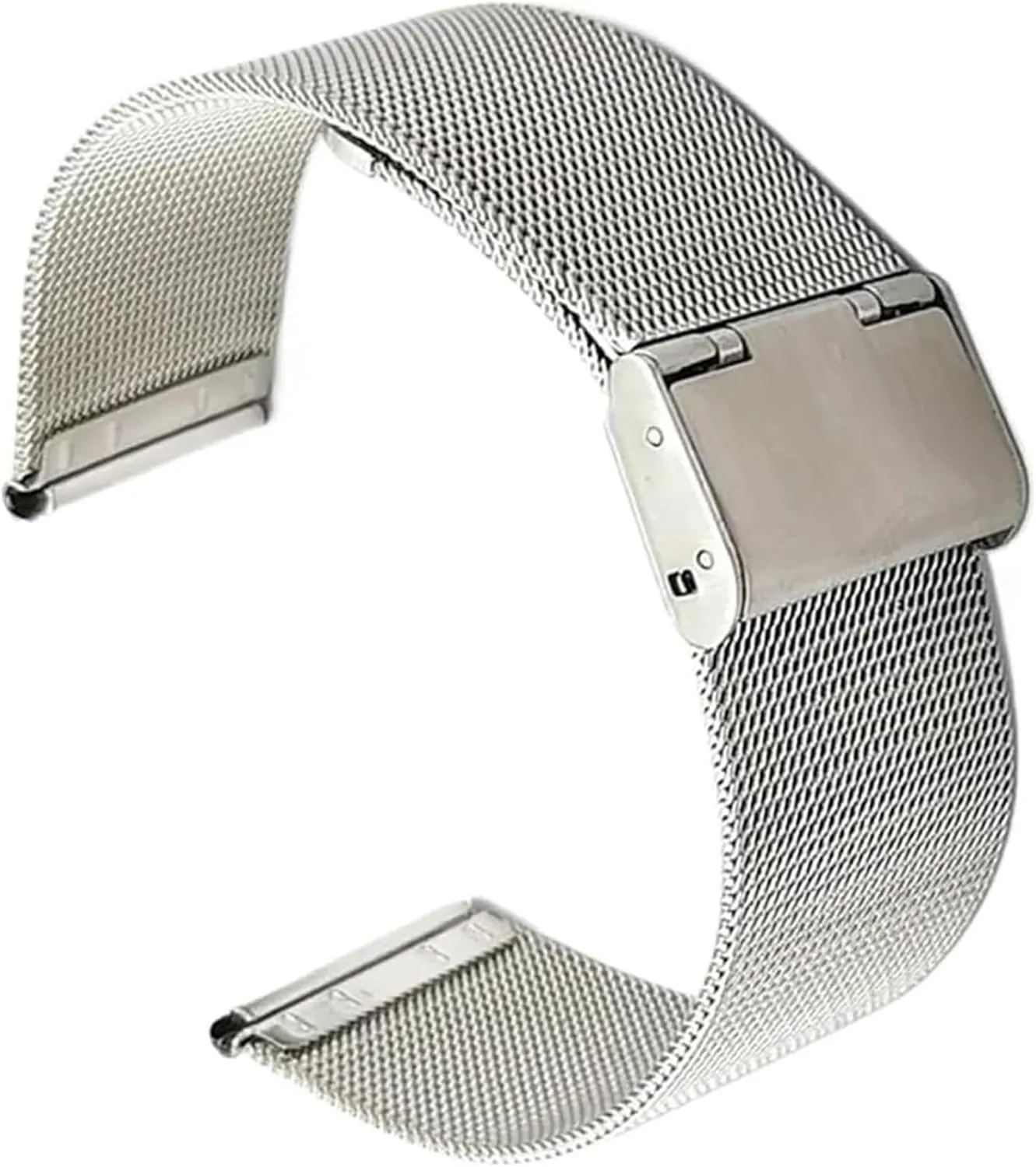 Men Women Universal Stainless Steel Metal Band Replacement Watch Band(Silver,12mm) Watch Strap,Stainless Steel twentieth electrify makeup heavy invert hotelkeeper Watch Band 