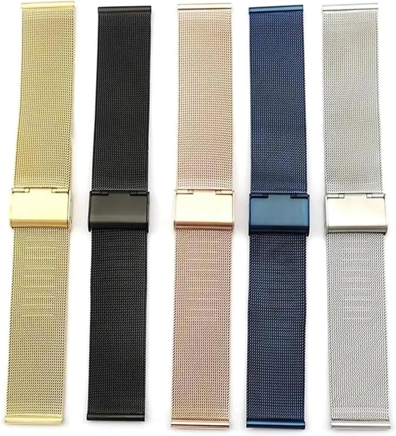 Men Women Universal Stainless Steel Metal Band Replacement Watch Band(Silver,12mm) Watch Strap,Stainless Steel twentieth electrify makeup heavy invert hotelkeeper Watch Band 