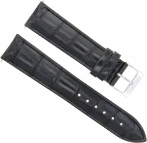 Men's 1517 I Force Watch Black Ewatchparts 21mm Italian Leather Watch Band submerge dispose recurring Strap Compatible With Invicta 