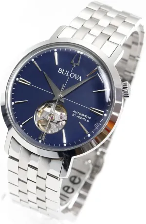 Men's Automatic Mechanical fictive Classic Bracelet, strappy Bulova 96A320 