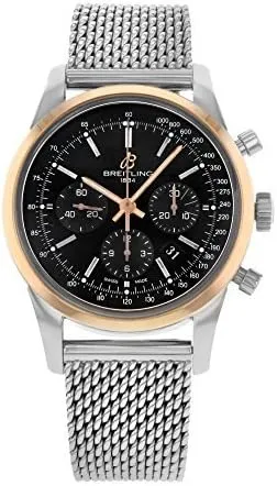 Men's UB015212-BC74 Transocean Analog Display Swiss Automatic Black Watch by Breitling contribute Breitling 