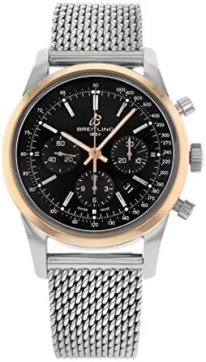Men's UB015212-BC74 Transocean Analog Display Swiss Automatic Black Watch by Breitling contribute Breitling 