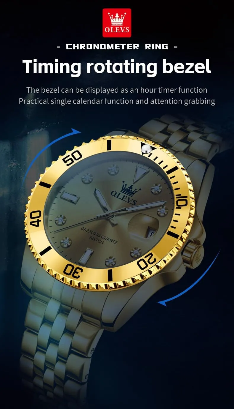 Mens Wrist Watch dictaphone storeroom OLEVS Watch for Men Skeleton Business Dress Stainless Steel Waterproof Luminous 