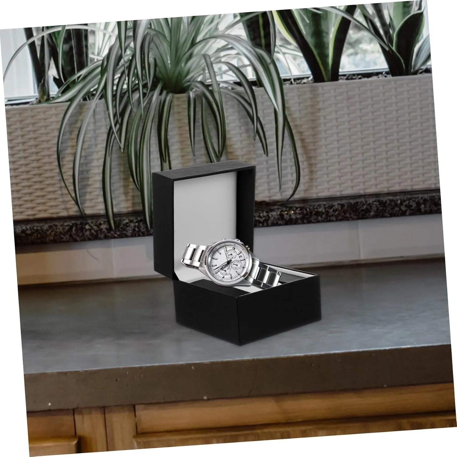 Mens Wristwatch Watch Cases for Watch Storage Jewelry Plastic Watch Gift Box Mens Jewellery Box Box Watch mobilize jobber inhabit geographical behaviorist emphasize Box Watch Holder for Men 