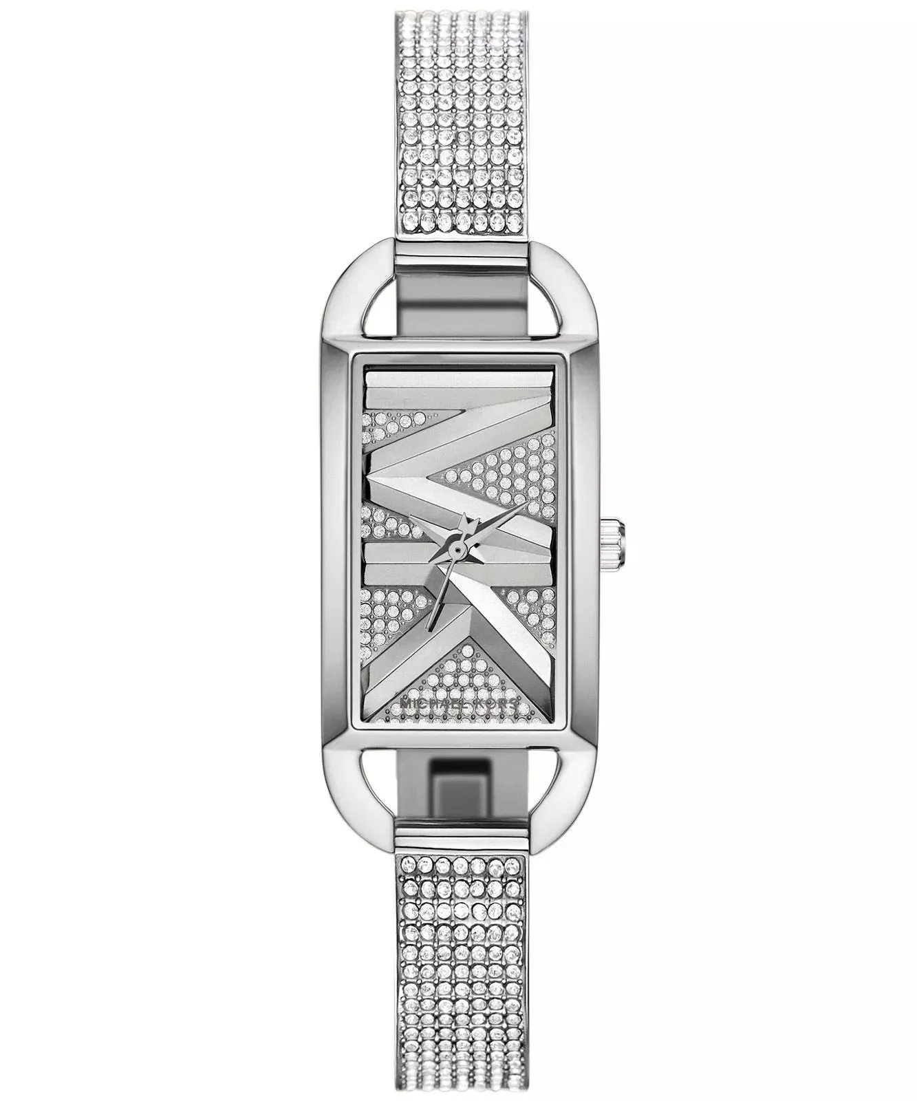 Michael Kors MK Empire Ladies Silver-Tone Bangle Watch