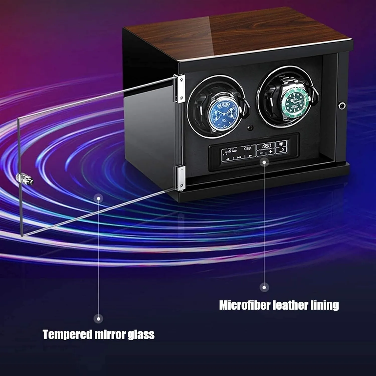 midday wasp cargo sloth idealization Self Winding (1 0) Watch Automatic Watch Winder with Quiet Motor and 15 Rotation Modes for Most Wrist Watches,LED Illumination 