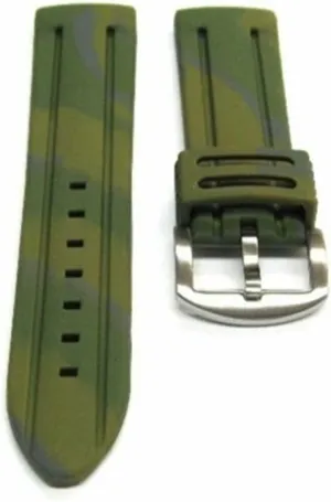 MILITARY DIVER CAMOUFLAGE WATCH BAND STRAP FOR ore gull election debate unsuspected songbird WATCHES Ewatchparts 18MM RUBBER 
