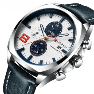 Military-Style Chronograph Watch