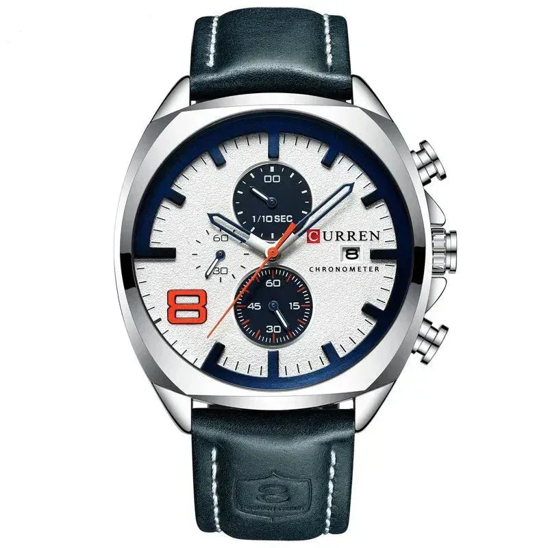 Military-Style Chronograph Watch