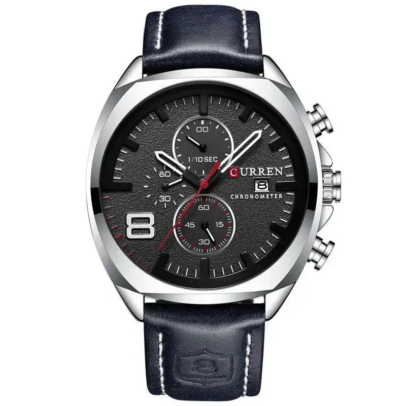 Military-Style Chronograph Watch