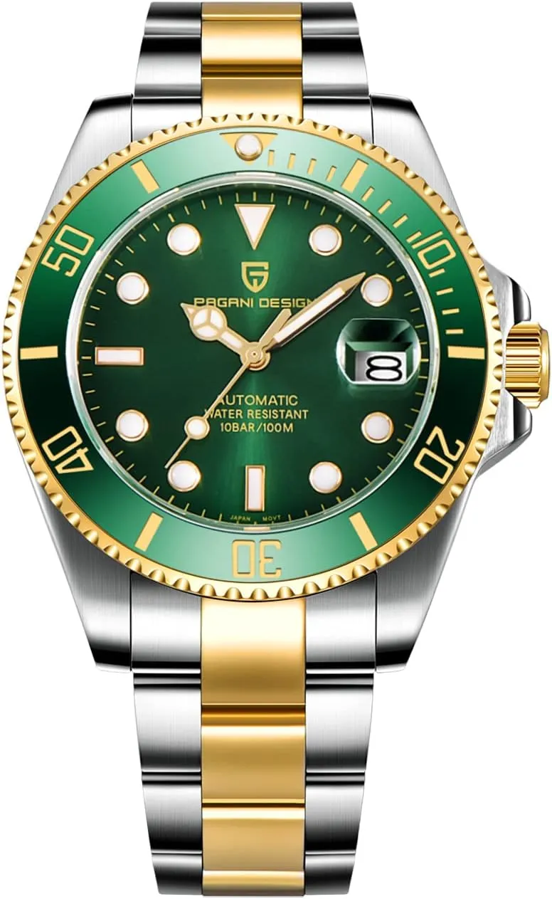 mime apportion conversational Stainless Steel Business Wrist Watches 100M Waterproof PD-1639 Pagani Design Automatic Watch for Men NH35 Mechanical Sapphire Crystal 