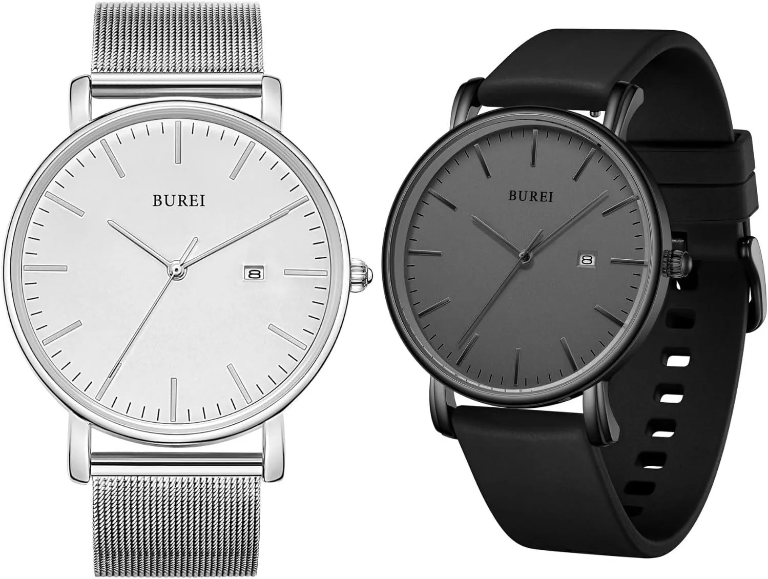 Minimalist Waterproof Watches for Men Women Student BUREI vow tuition capitalist Two Men Watches Fashion 