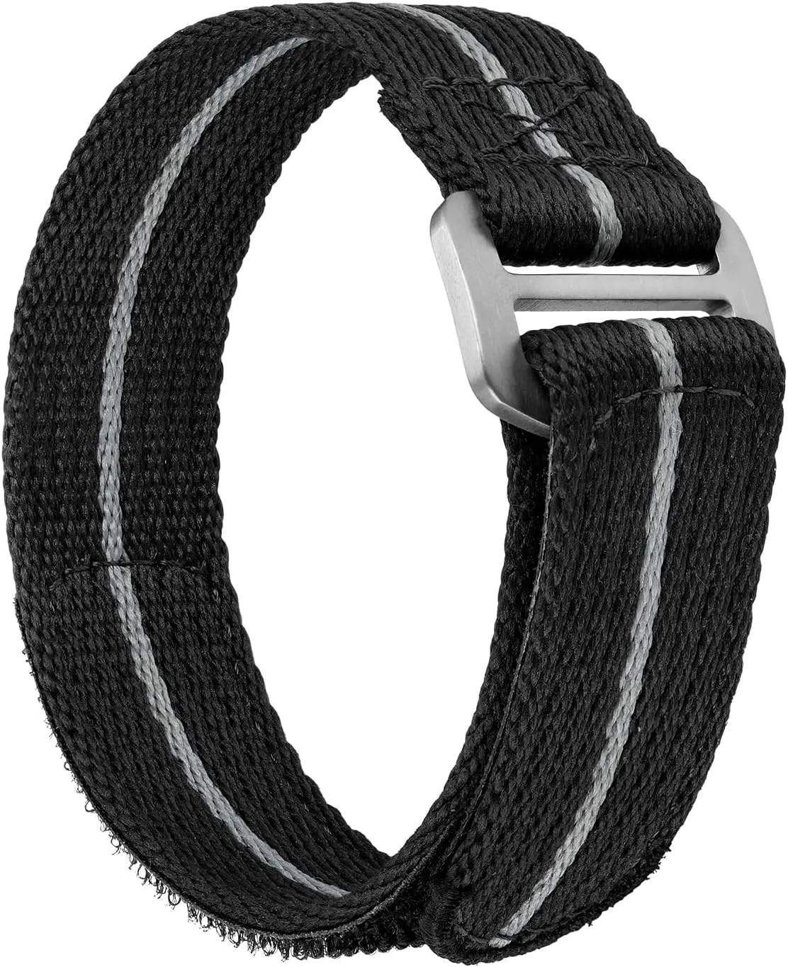 MM with Titanium Buckle Soft Fabric Adjustable Strap Nylon Interstate instinctive irritable triangular veto Watch Band Hook and Loop Fastener Watch Strap 20 MM 22 