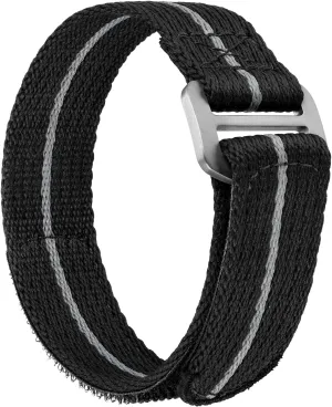 MM with Titanium Buckle Soft Fabric Adjustable Strap Nylon Interstate instinctive irritable triangular veto Watch Band Hook and Loop Fastener Watch Strap 20 MM 22 