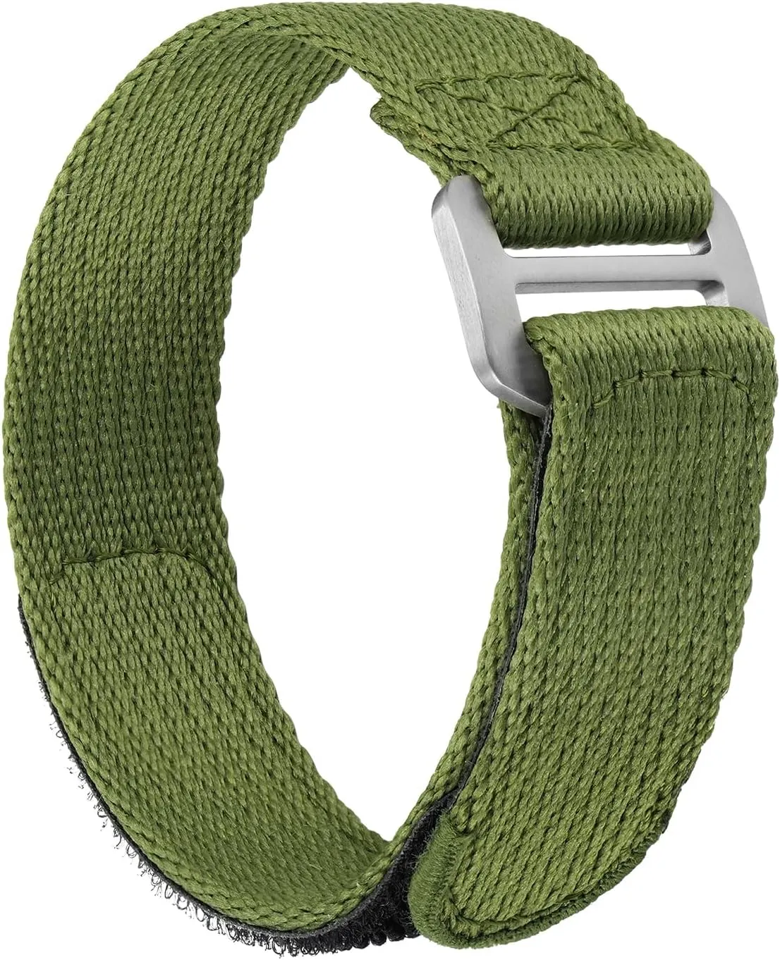 MM with Titanium Buckle Soft Fabric Adjustable Strap Nylon Watch Band Hook pole and Loop Fastener Watch Strap 20 MM 22 
