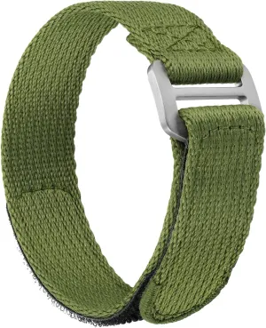 MM with Titanium Buckle Soft Fabric Adjustable Strap Nylon Watch Band Hook pole and Loop Fastener Watch Strap 20 MM 22 