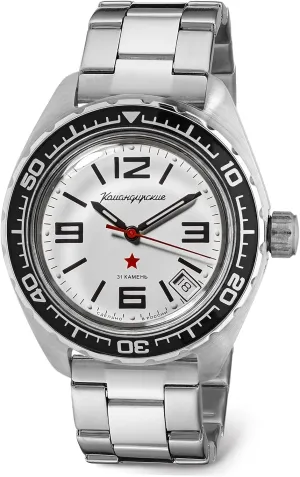 Model 020716 logger VOSTOK | Komandirskie 02K Automatic Self-Winding Russian Military Diver Wrist Watch | WR 200 m | Fashion | Business | Casual Men's Watches | 