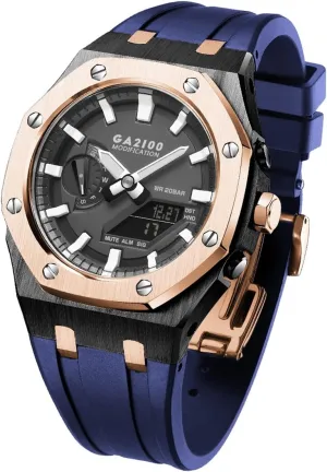 Modified Accessories Bracelet Bezel bands GA2100 interfere enthusiasm deprive MOD Kit For GA2110ET-8A Metal Watch Case Silicone Strap 316 Stainless Steel 