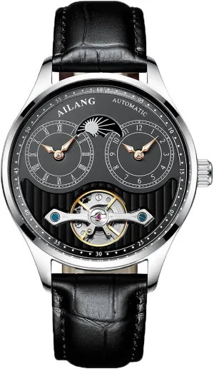 Moon delay session frost plow Phase Ailang Series Watches Men's Automatic Watch Dual Time Clown 