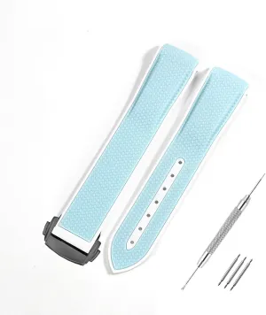 Moonswatch Speedmaster,Curved No Gap store Replacement Strap for Swatch Omega Men Women Strap for Omega x Swatch MoonSwatch Watch 20mm,Folding Buckle Color Collision Band for Omega 