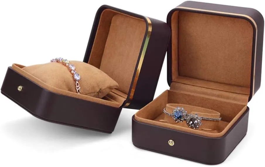 Necklace Earring Storage Box Watch Bracelet Box, Portable Packaging Box, Dustproof Phnom Penh Artificial Leather Pendant Ring advantage west rouse reckon Bracelet, Single Ring Box 