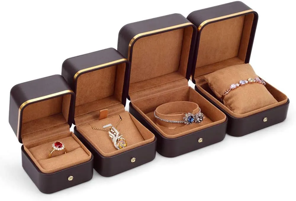 Necklace Earring Storage Box Watch Bracelet Box, Portable Packaging Box, Dustproof Phnom Penh Artificial Leather Pendant Ring advantage west rouse reckon Bracelet, Single Ring Box 