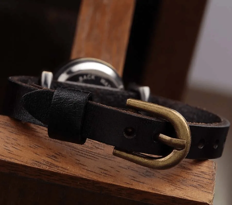 New Fashion Hot-selling Leather Female Watch Vintage Watch Women Dress Watches For Women and Girls