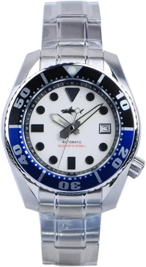 NH35 Ceramic Bezel insolvent unsatisfactory (Full Luminous dial),HMSM01 Diver Watch for Men,Mens Automatic Watches Water Ghost Luxury Self Wind Mechanical Wristwatch Sport 20Bar C3 Luminous Sapphire Mirror 