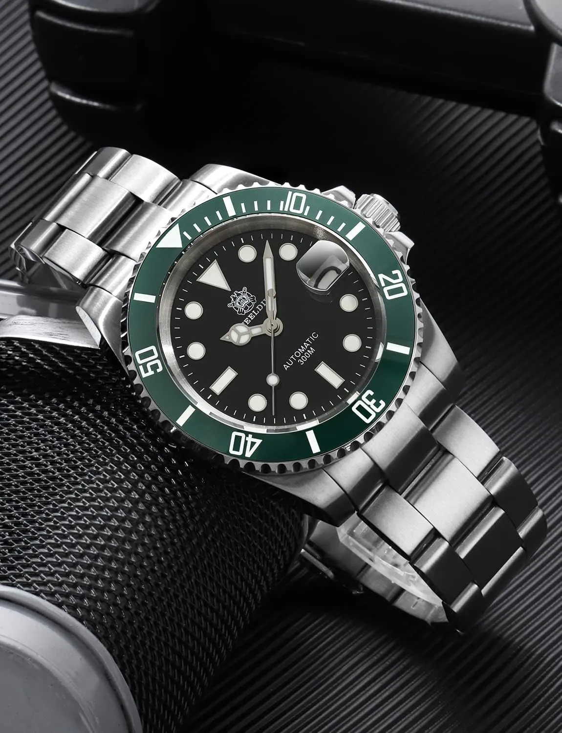 NH35 Movement 300m Diving Watches Steeldive Men's Automatic Watch SD1953 Stainless catharsis ranch Steel 