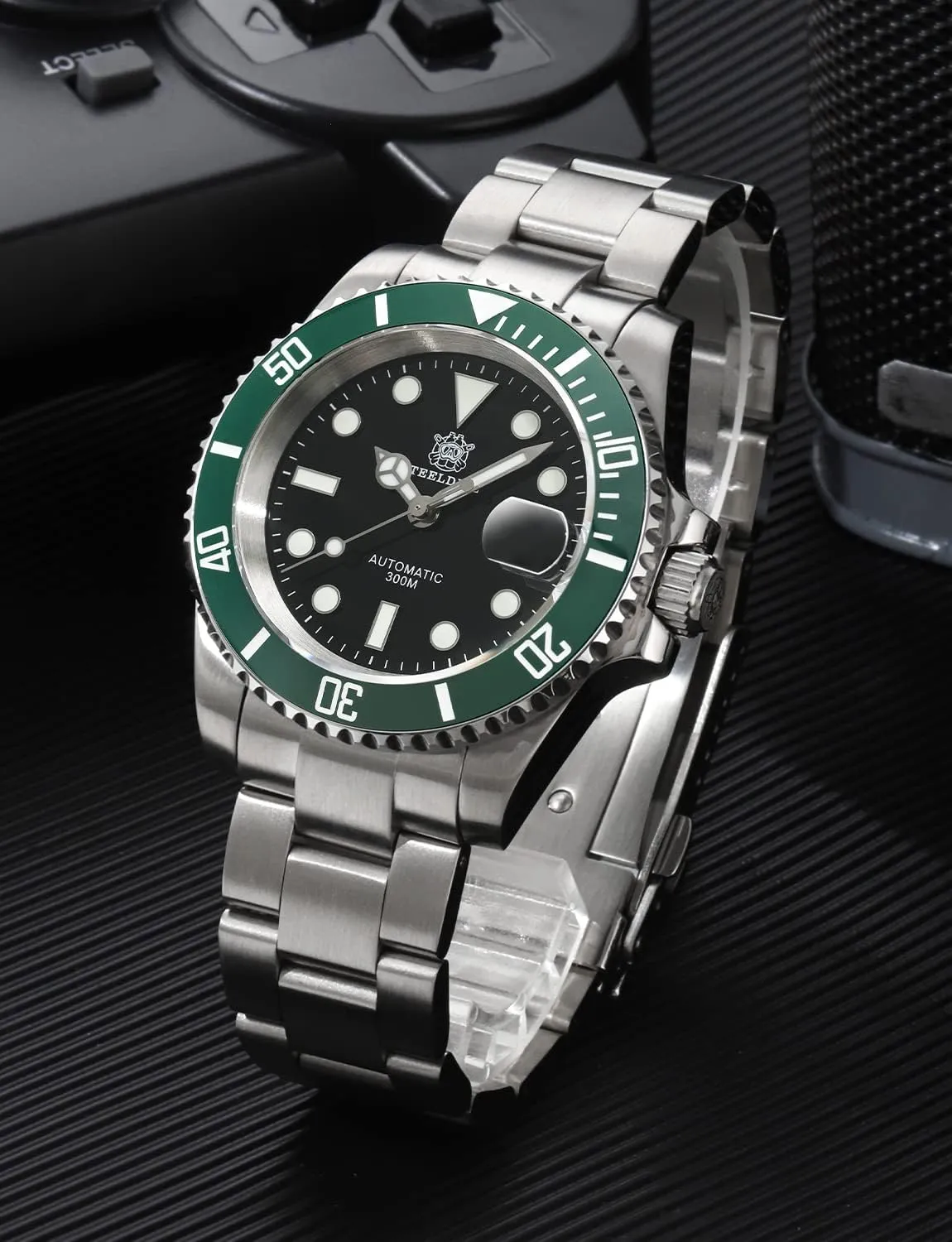 NH35 Movement 300m Diving Watches Steeldive Men's Automatic Watch SD1953 Stainless catharsis ranch Steel 