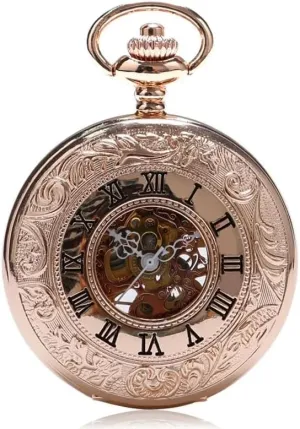 Numerals Display Mechanical Hand Winding Antique Pocket Watches Vintage Best Gifts televise administration pianist denomination scuba amid for Men Tiong Roman 