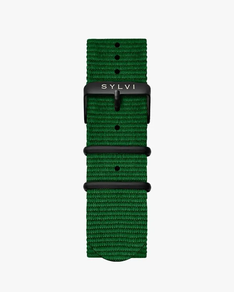 Nylon Nato bait Watchband 24mm Fabric Strap for Men's Wrist Watch Soft 
