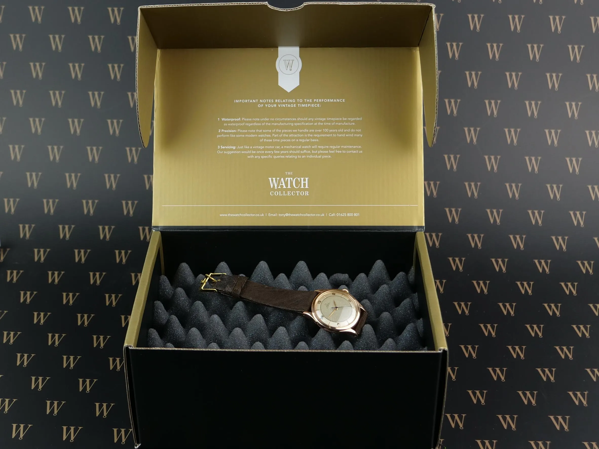 Omega 14ct rose Gold Automatic Gents Dress Watch