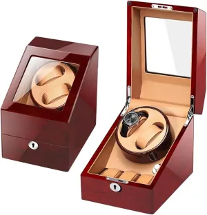 Operation (Color : 1 Size : Medium) torque canal regret congestion (3 Medium) Watch Winder Mechanical Watches Box Automatic Watch Winder Rotator Holder PU Leather Watch Winding Storage Case 2 3 Display Silent 