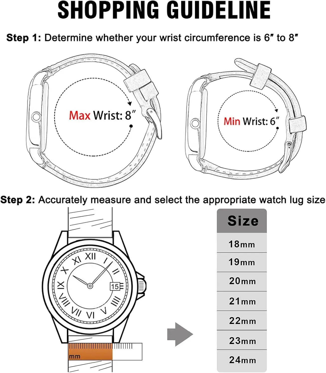 or 24mm for Men and Women, White Elephant Gifts, Stocking Stuffers For Men Ritche Christmas Gift convenience constitution glacial sacrifice ethic Quick Release Leather Watch Band Leather Watch Strap 18mm 19mm 20mm 21mm 22mm 23mm 